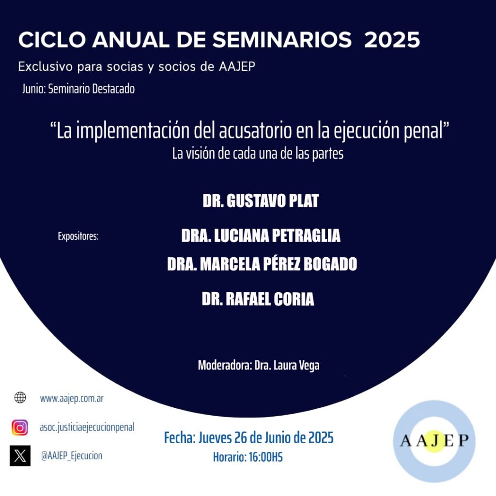 Ciclo anual de seminarios 2025